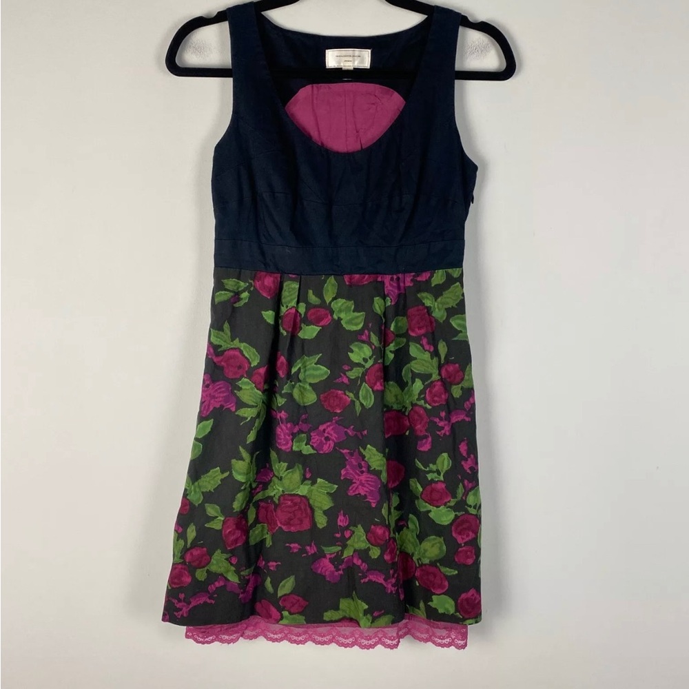 Anthropologie Moulinette Soeurs Floral Cocktail Dress 6